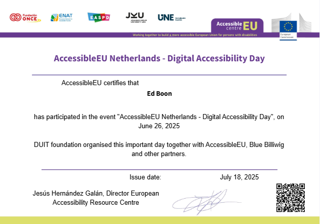 VisionEd participates on Digital Accessibility day