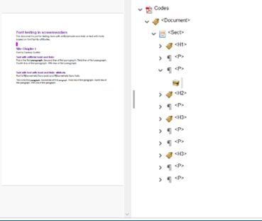 Screenshot in p-tag met witruimte