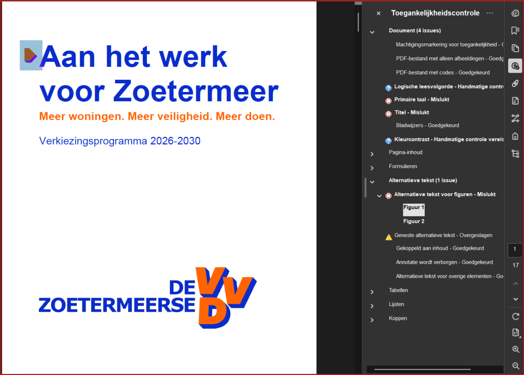 Test VP in Adobe Acrobat pro